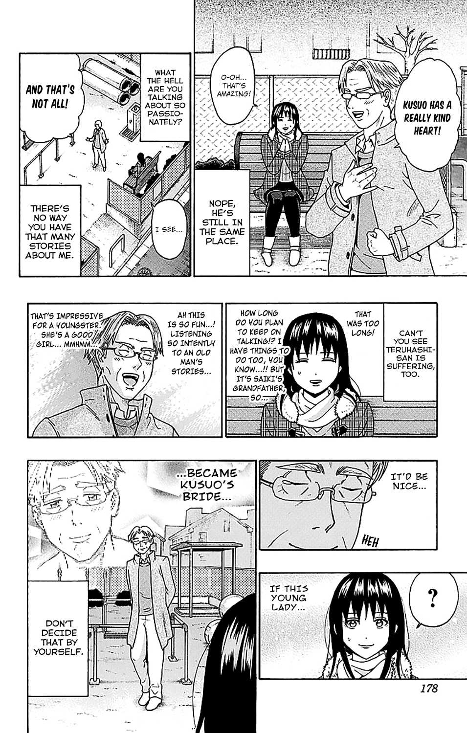 Saiki Kusuo no Sainan Chapter 227 page 15 - Chapter 227: ReviPSIt! Gradparent's Travel Log