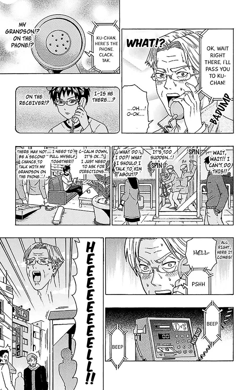Saiki Kusuo no Sainan Chapter 227 page 6 - Chapter 227: ReviPSIt! Gradparent's Travel Log