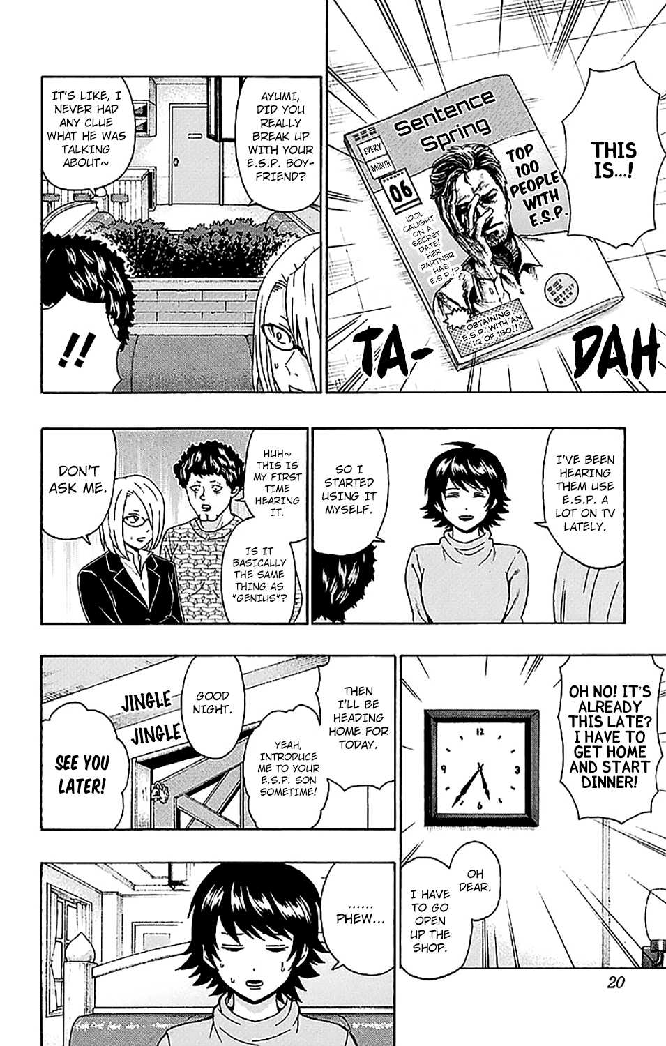 Saiki Kusuo no Sainan Chapter 228 page 22 - Chapter 228: ConverPSIation About the Kids! A Mama Meeting