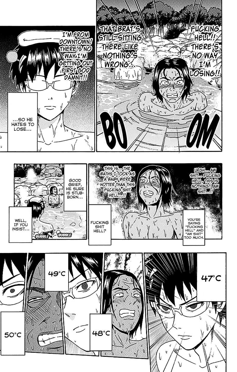 Saiki Kusuo no Sainan Chapter 229 page 12 - Chapter 229: No Need for Bath Salts! Taking a Dip in the PSIcret Hot Springs