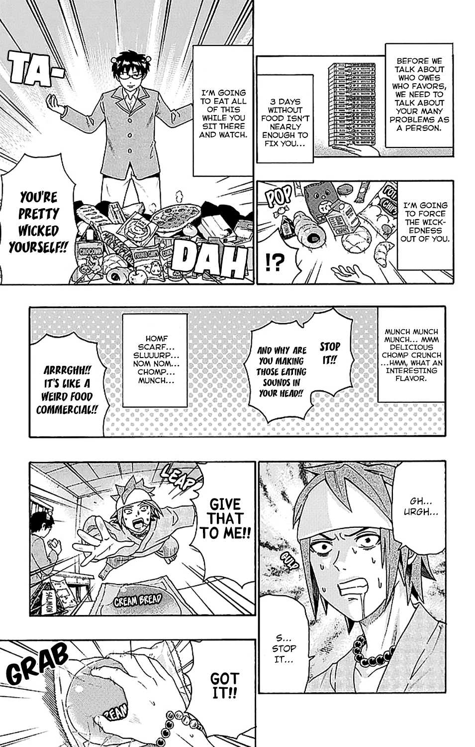 Saiki Kusuo no Sainan Chapter 230 page 12 - Chapter 230: Returning the Favor! Toritsuka's Fasting ExerPSIze