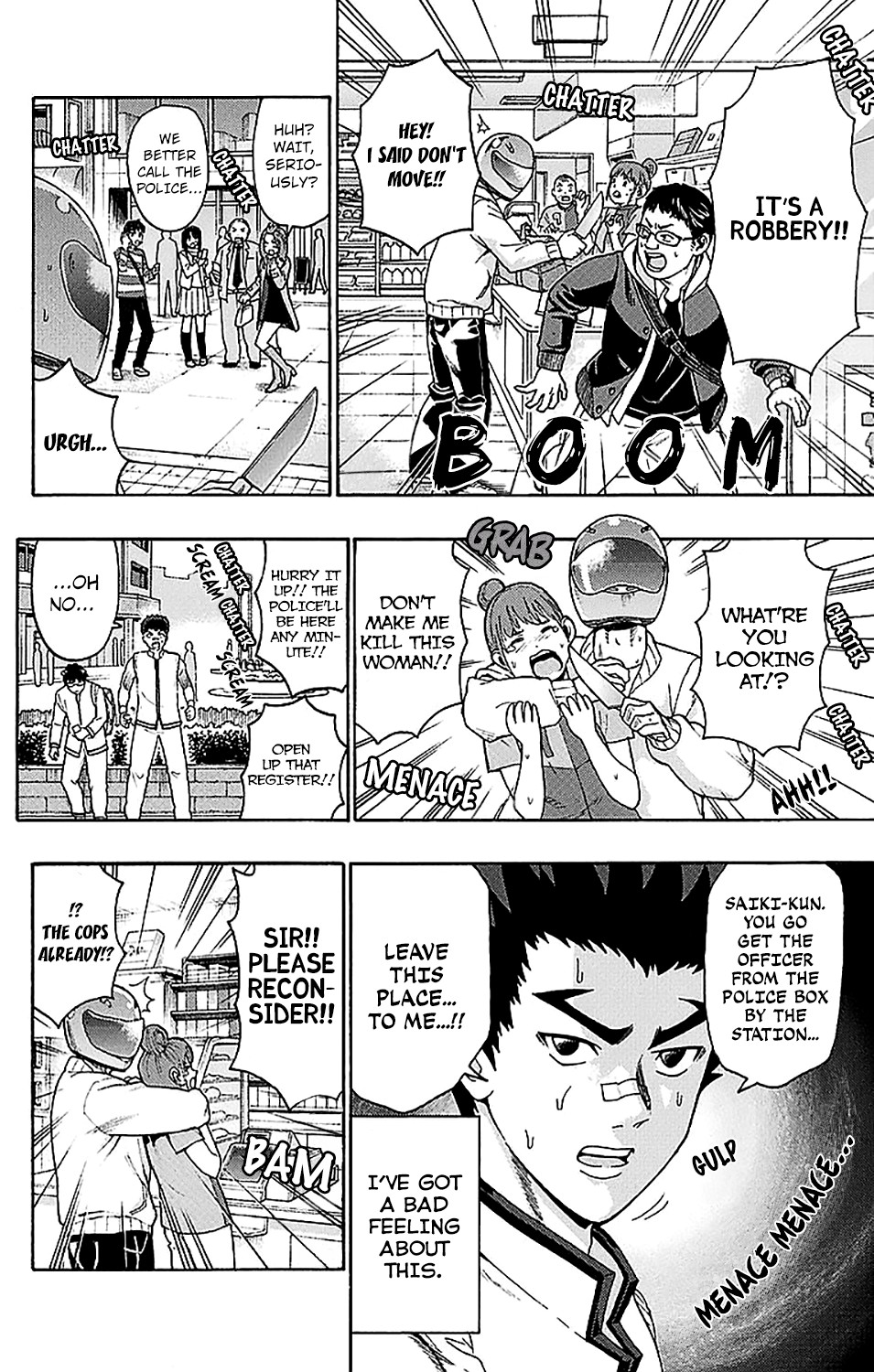 Saiki Kusuo no Sainan Chapter 233 page 13 - Chapter 233: Choosing the Best Person to Walk Home from PSIchool With