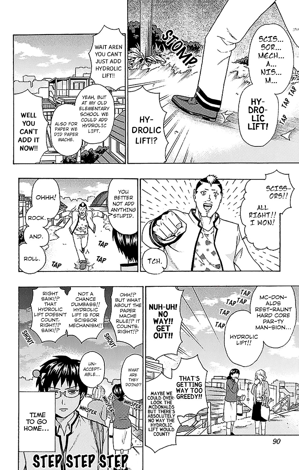 Saiki Kusuo no Sainan Chapter 233 page 5 - Chapter 233: Choosing the Best Person to Walk Home from PSIchool With