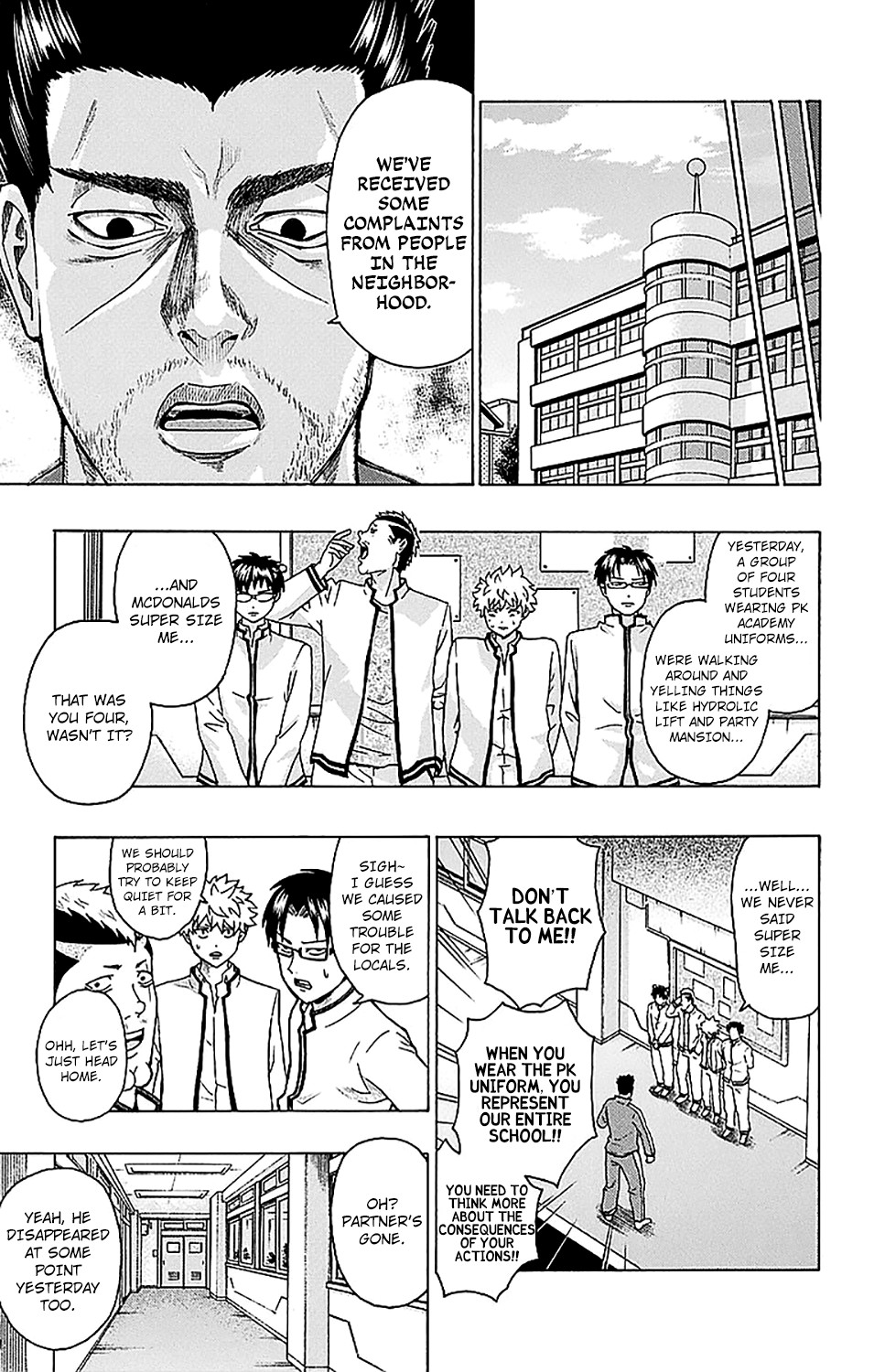 Saiki Kusuo no Sainan Chapter 233 page 6 - Chapter 233: Choosing the Best Person to Walk Home from PSIchool With