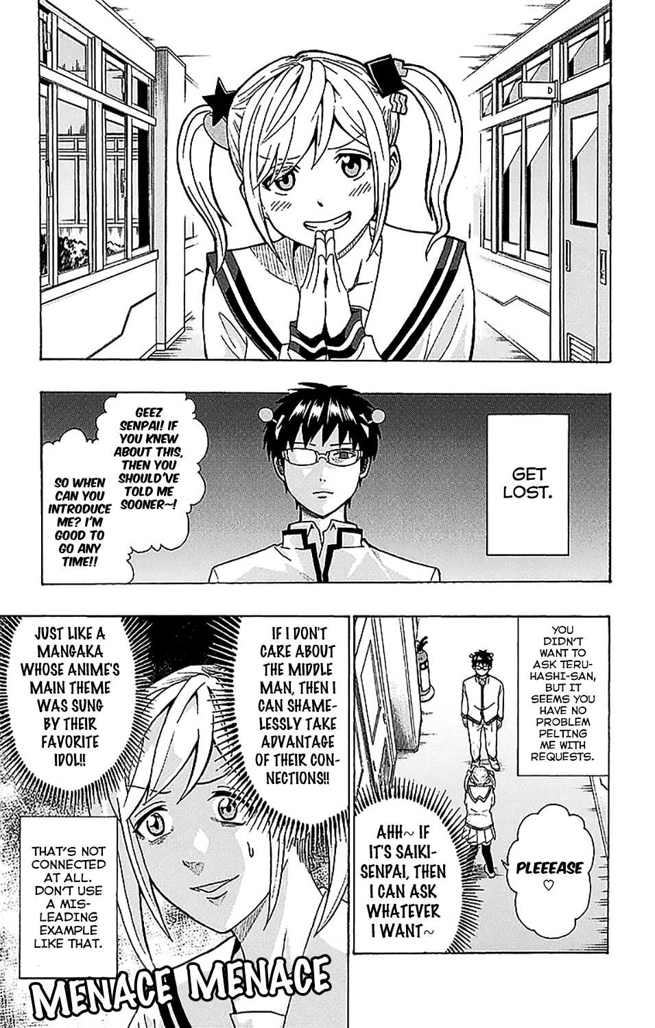 Saiki Kusuo no Sainan Chapter 234 page 8 - Chapter 234: Do Some RePSIearch! The Super Idol's Secret