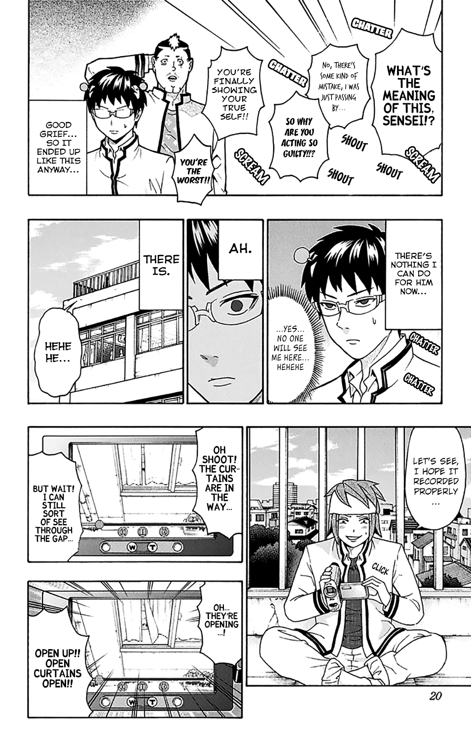 Saiki Kusuo no Sainan Chapter 239 page 22 - Chapter 239: The DiPSIster of the School Physical