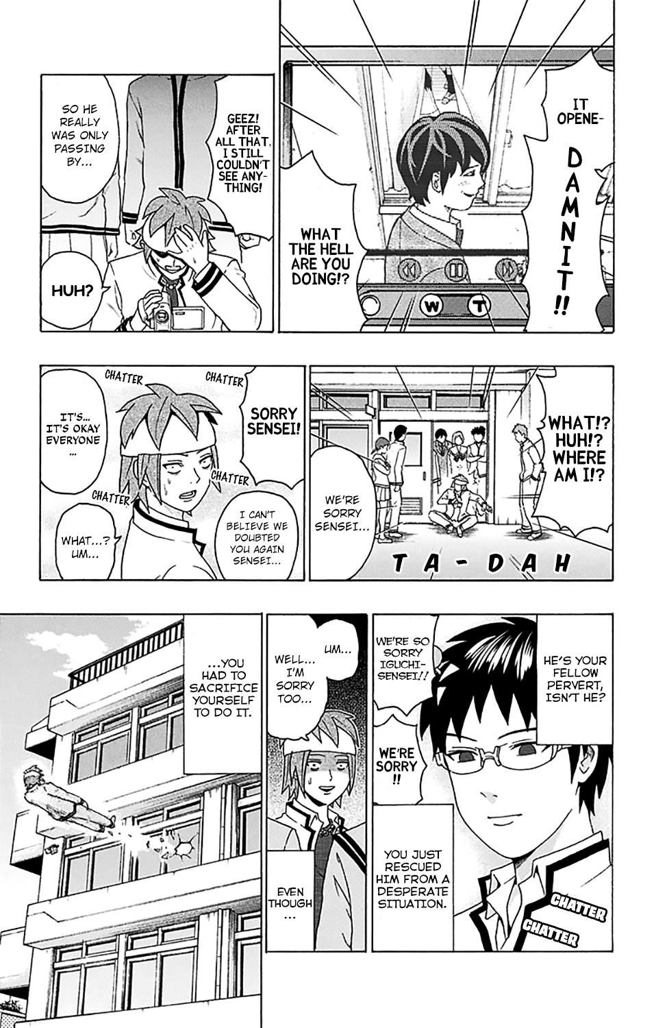 Saiki Kusuo no Sainan Chapter 239 page 23 - Chapter 239: The DiPSIster of the School Physical