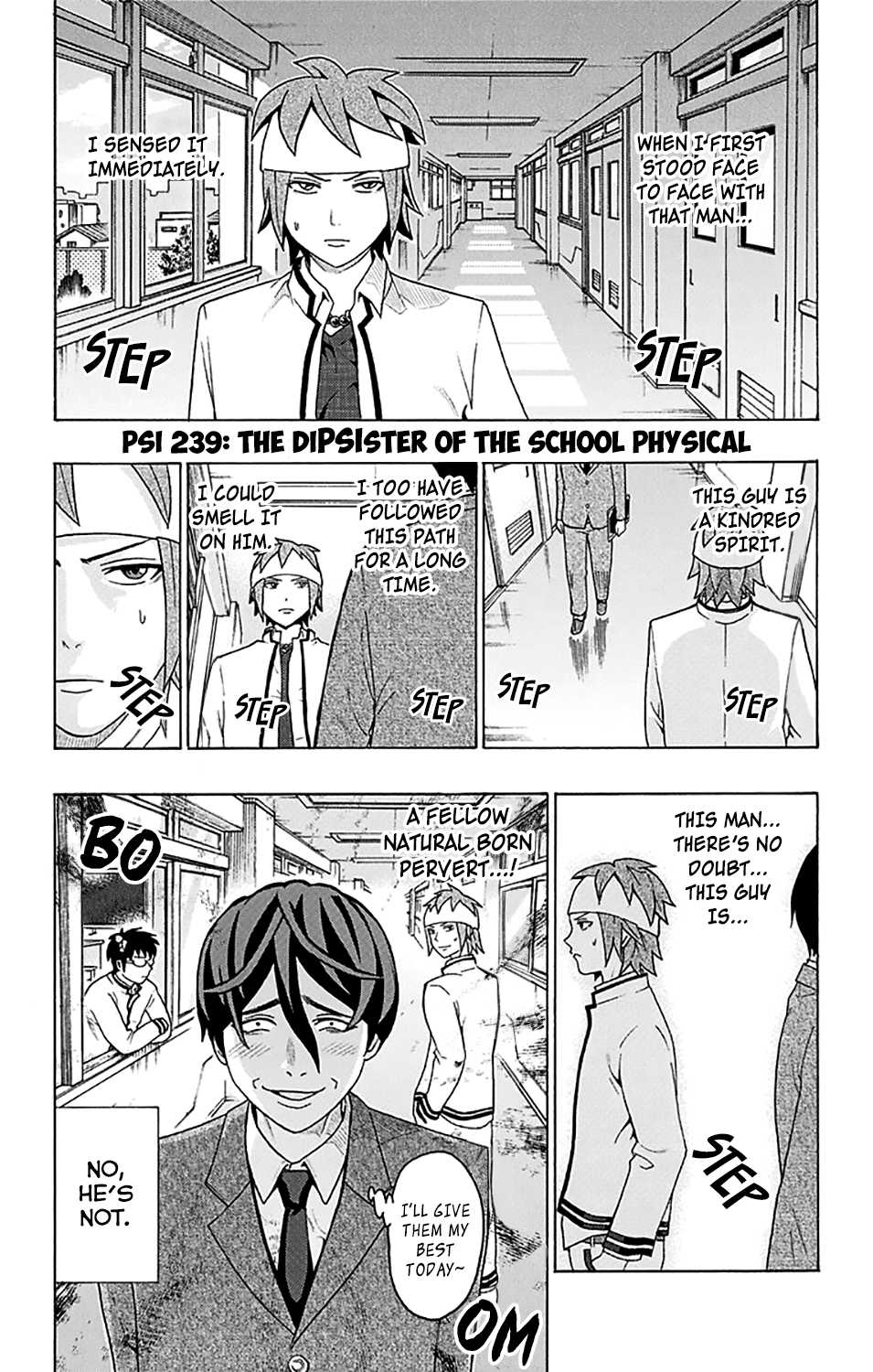 Saiki Kusuo no Sainan Chapter 239 page 9 - Chapter 239: The DiPSIster of the School Physical
