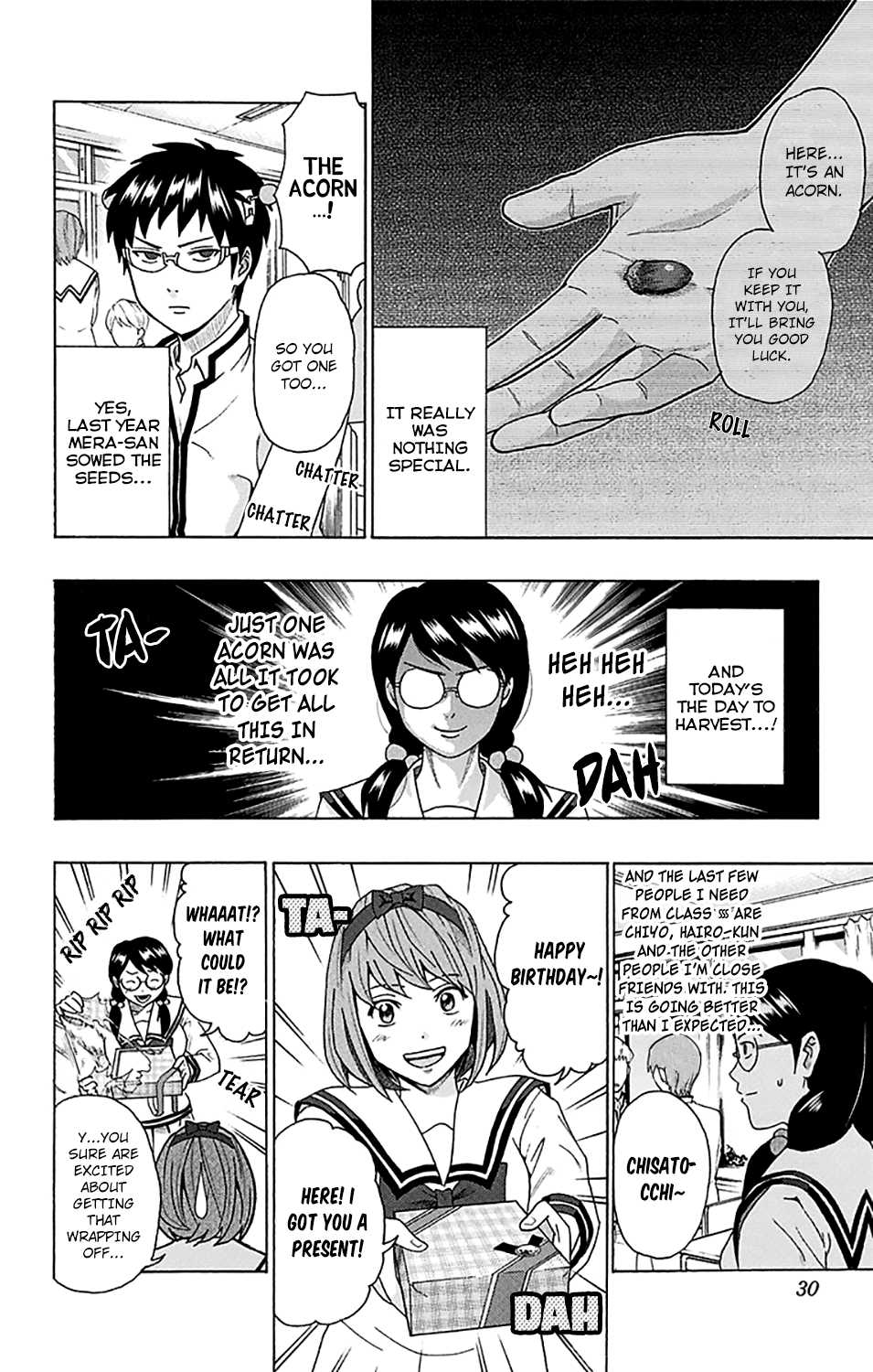 Saiki Kusuo no Sainan Chapter 240 page 9 - Chapter 240: Don't Forget your Birthday PrePSInt!