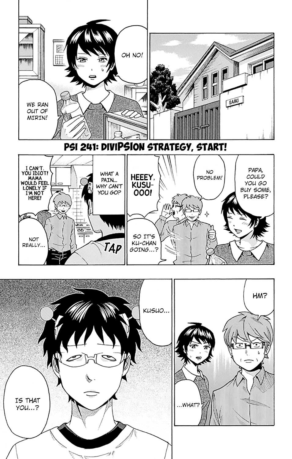 Saiki Kusuo no Sainan Chapter 241 page 2 - Chapter 241: DiviPSIon strategy, start!