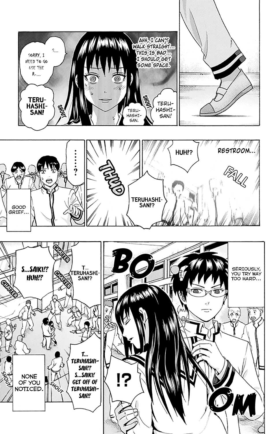 Saiki Kusuo no Sainan Chapter 242 page 14 - Chapter 242: PSIpot the Difference! The Perfect Beautiful Girl's Ordeal