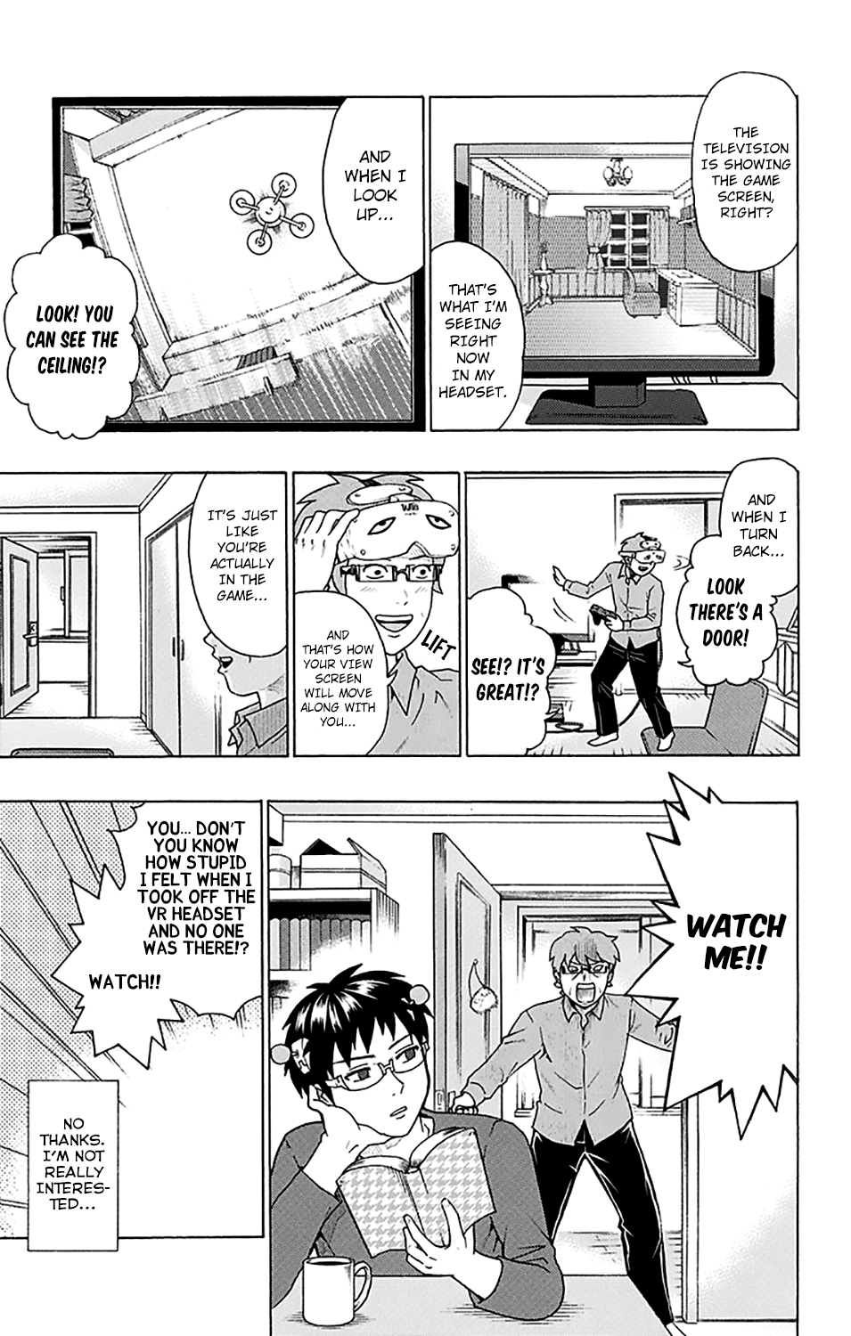 Saiki Kusuo no Sainan Chapter 243 page 6 - Chapter 243: Welcome to PSIbespace