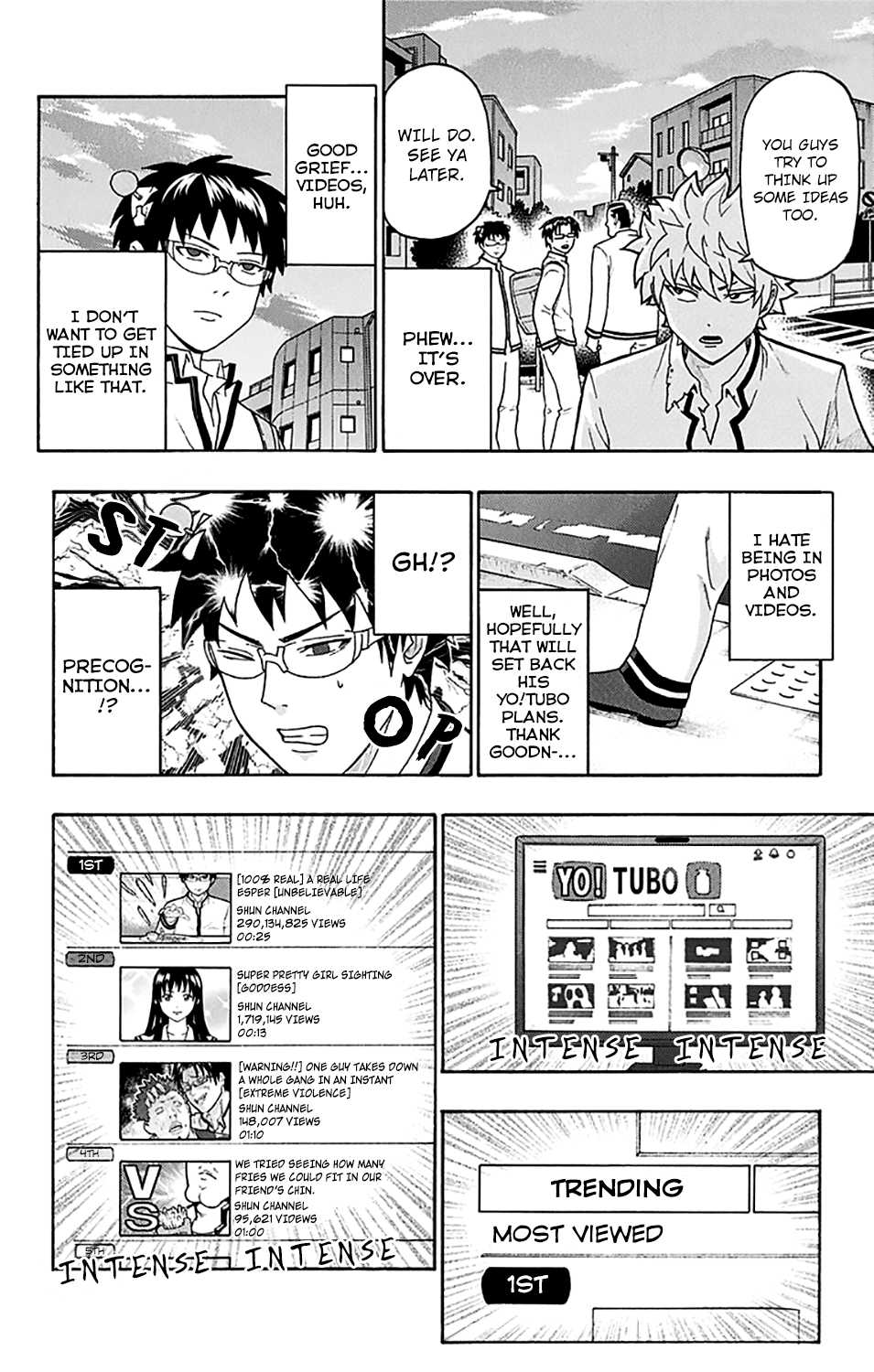 Saiki Kusuo no Sainan Chapter 245 page 15 - Chapter 245: Trending on a Streaming PSIte