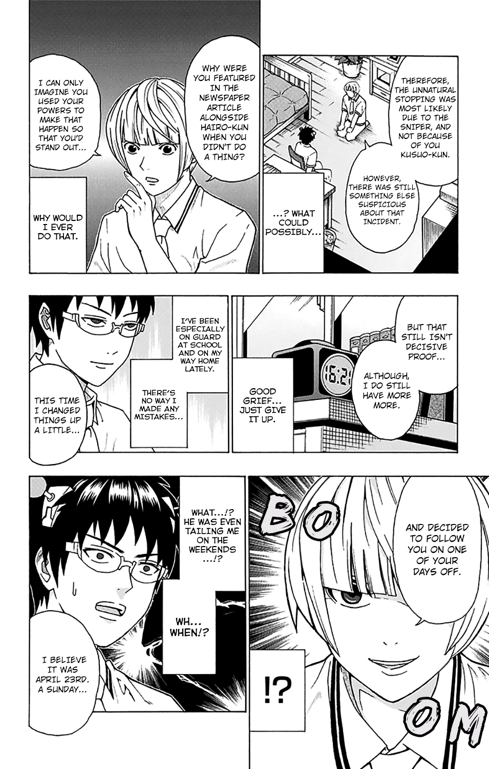 Saiki Kusuo no Sainan Chapter 246 page 11 - Chapter 246: ConPSItructing an Unusual Day