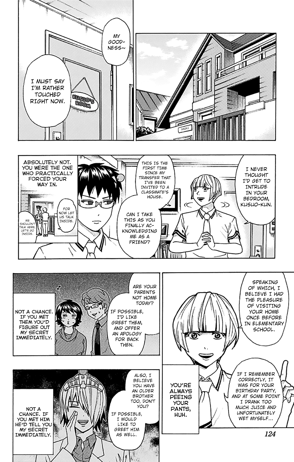 Saiki Kusuo no Sainan Chapter 246 page 5 - Chapter 246: ConPSItructing an Unusual Day