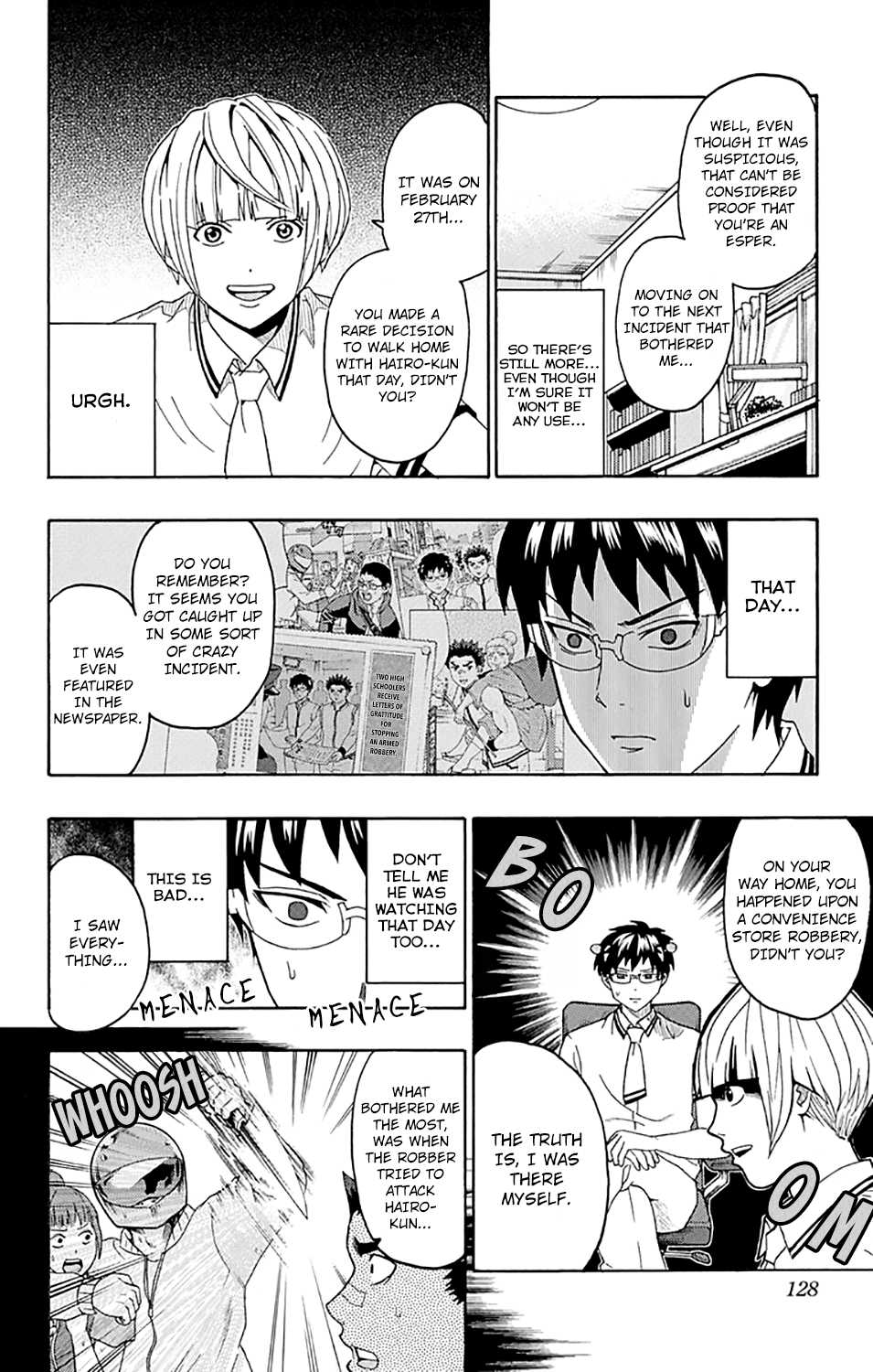 Saiki Kusuo no Sainan Chapter 246 page 9 - Chapter 246: ConPSItructing an Unusual Day