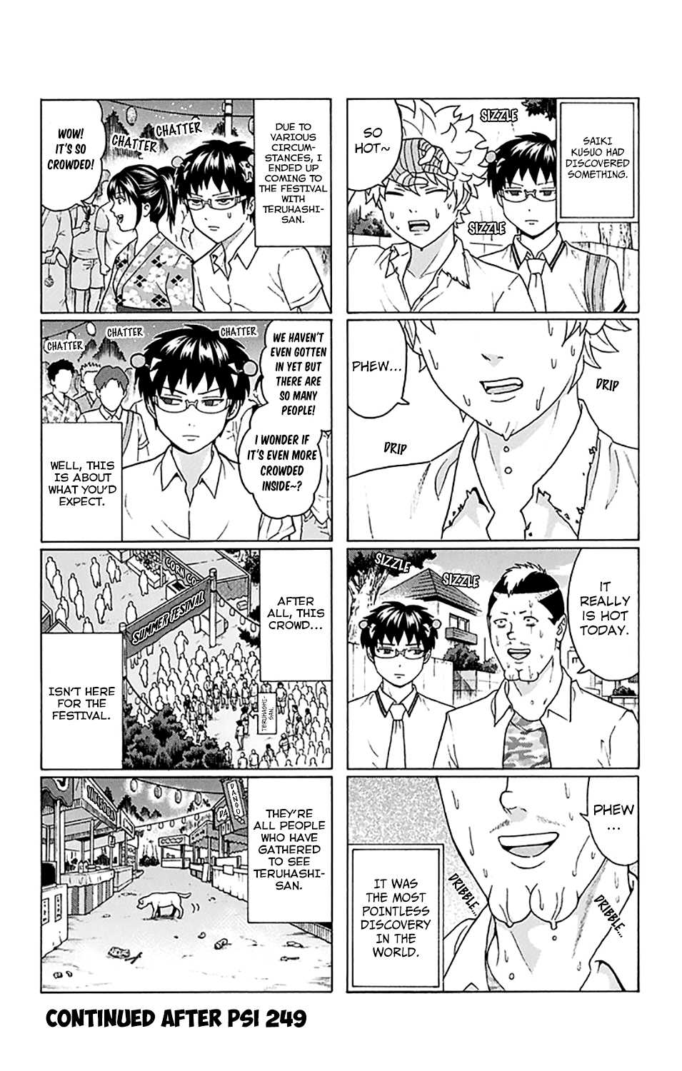 Saiki Kusuo no Sainan Chapter 248 page 17 - Chapter 248: ConPSItructing an Unusual Past (Middle Part)