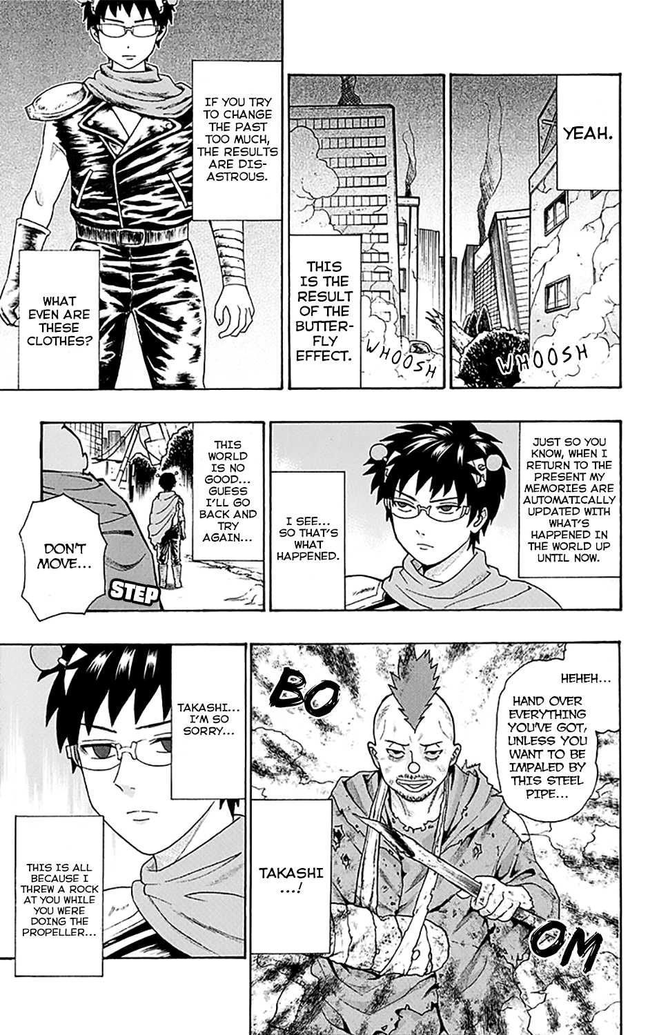 Saiki Kusuo no Sainan Chapter 249 page 8 - Chapter 249: ConPSItructing an Unusual Past (Middle Part 2)