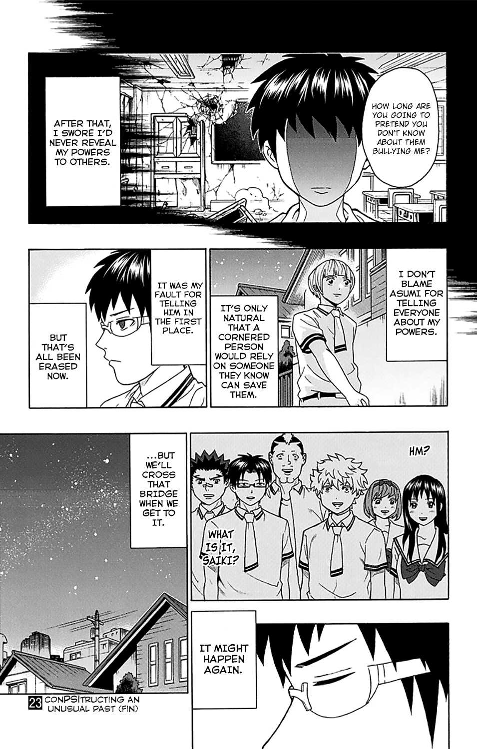 Saiki Kusuo no Sainan Chapter 250 page 16 - Chapter 250: ConPSItructing an Unusual Past (Final Part)