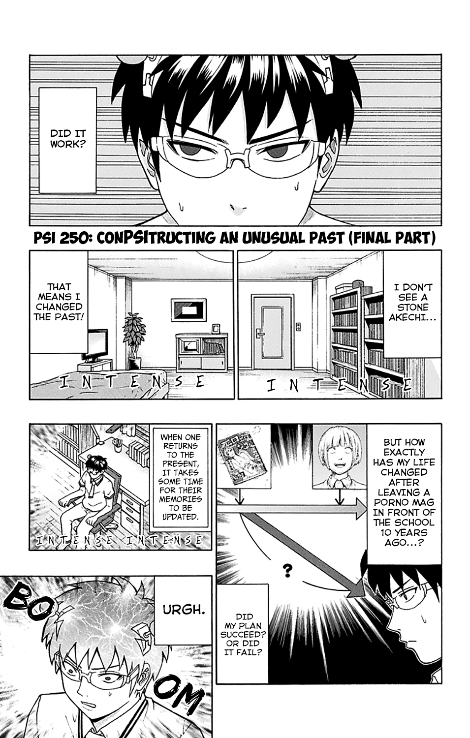 Saiki Kusuo no Sainan Chapter 250 page 2 - Chapter 250: ConPSItructing an Unusual Past (Final Part)