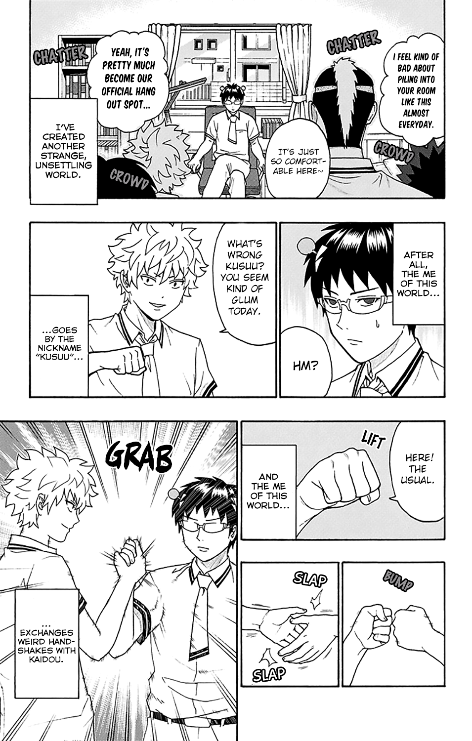 Saiki Kusuo no Sainan Chapter 250 page 4 - Chapter 250: ConPSItructing an Unusual Past (Final Part)