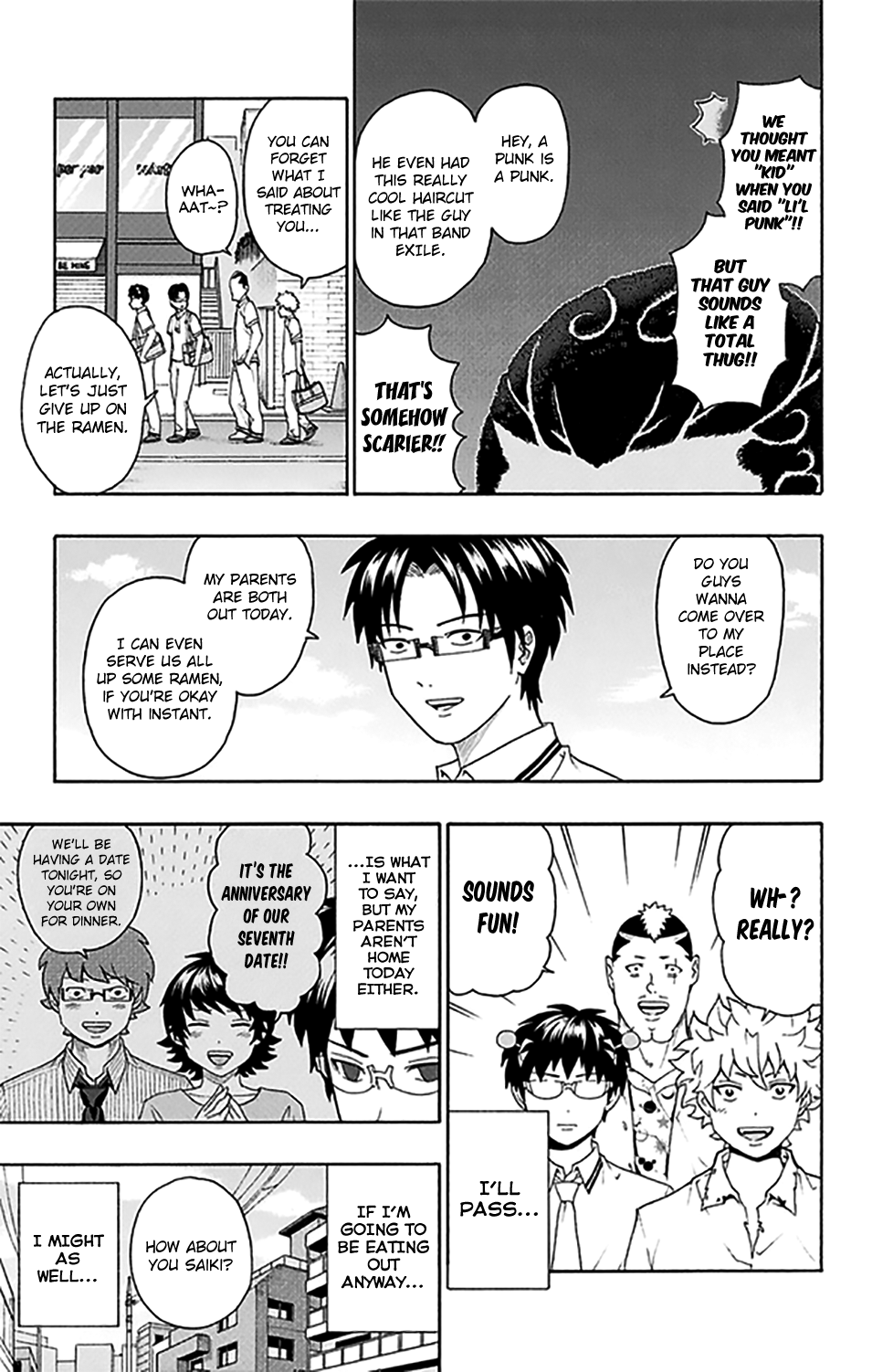 Saiki Kusuo no Sainan Chapter 251 page 12 - Chapter 251: ViPSIting a Friend's House While Their Parents are Out
