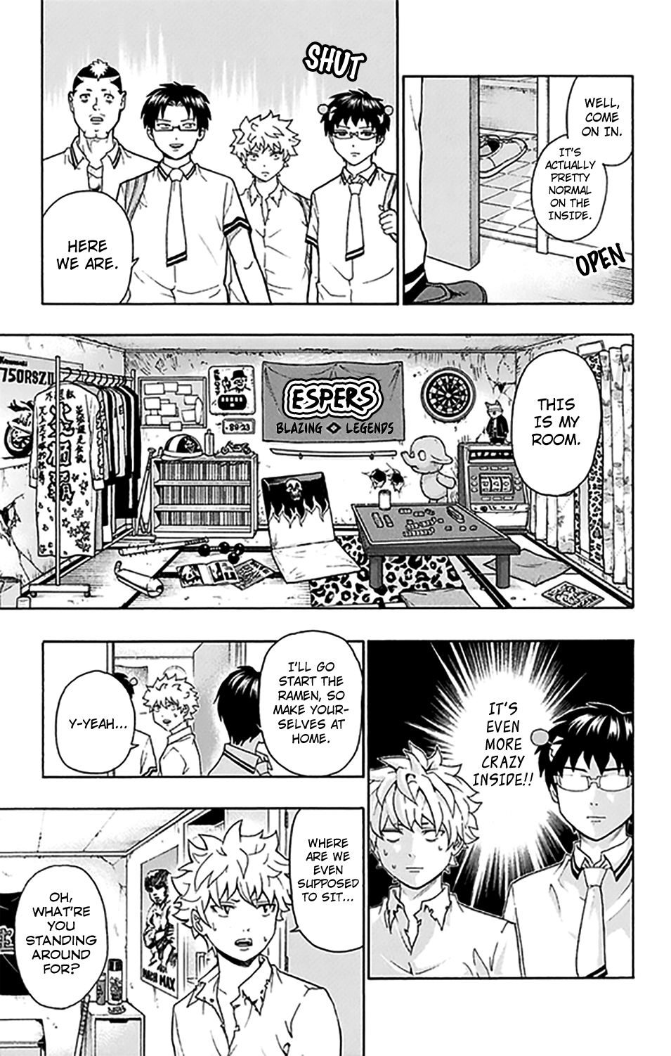Saiki Kusuo no Sainan Chapter 251 page 14 - Chapter 251: ViPSIting a Friend's House While Their Parents are Out