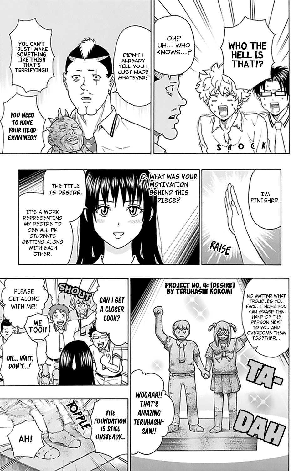 Saiki Kusuo no Sainan Chapter 252 page 8 - Chapter 252: Proudly Presenting our Clay PSIculptures