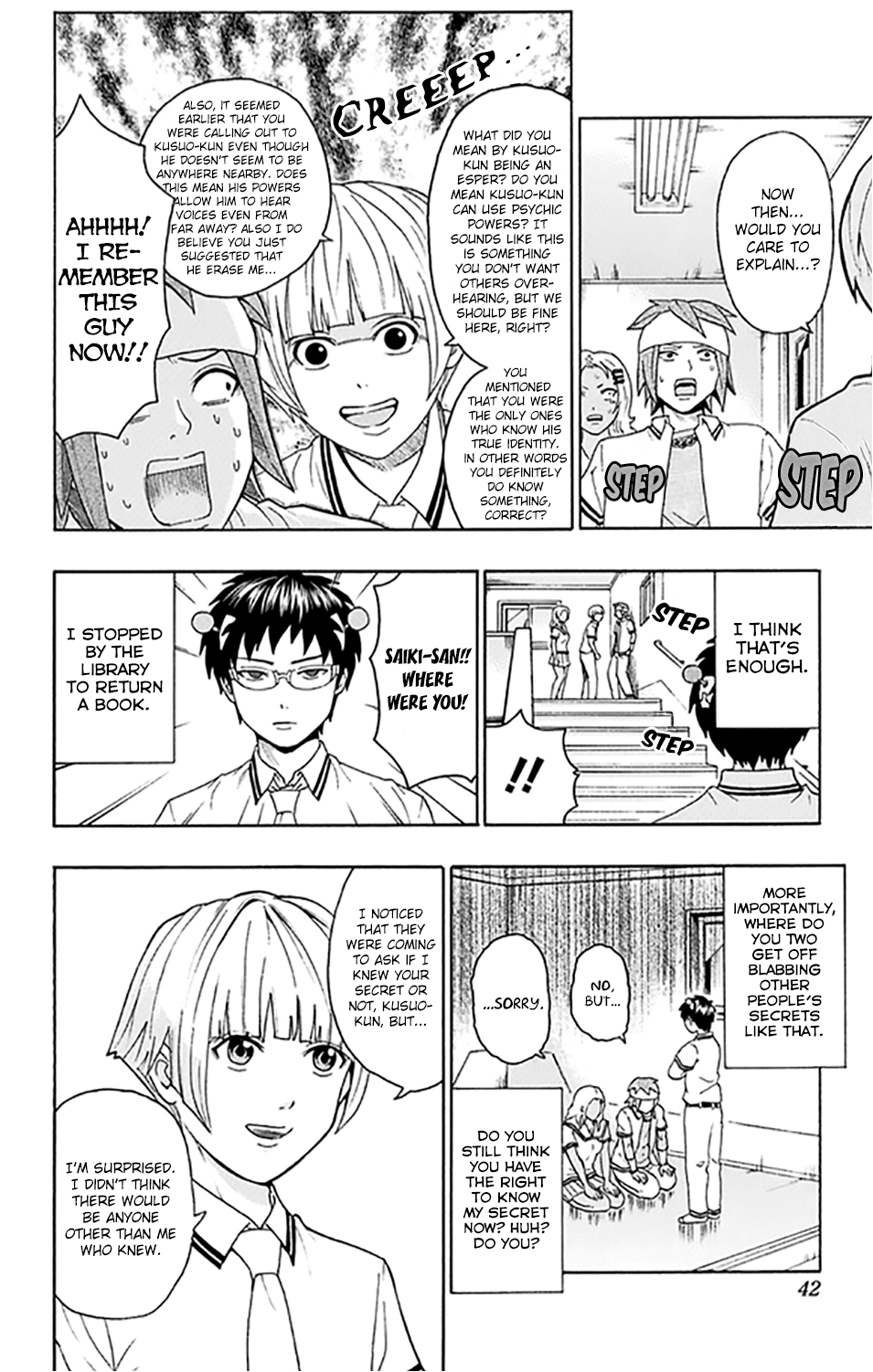 Saiki Kusuo no Sainan Chapter 253 page 11 - Chapter 253: Evaluation! PSIchickers!