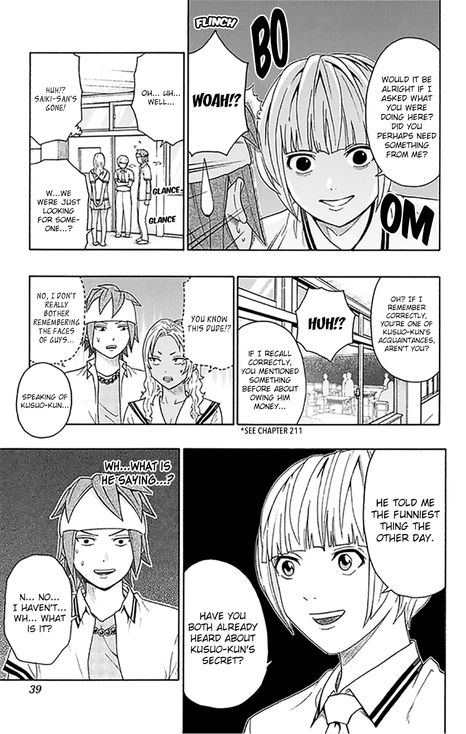 Saiki Kusuo no Sainan Chapter 253 page 8 - Chapter 253: Evaluation! PSIchickers!