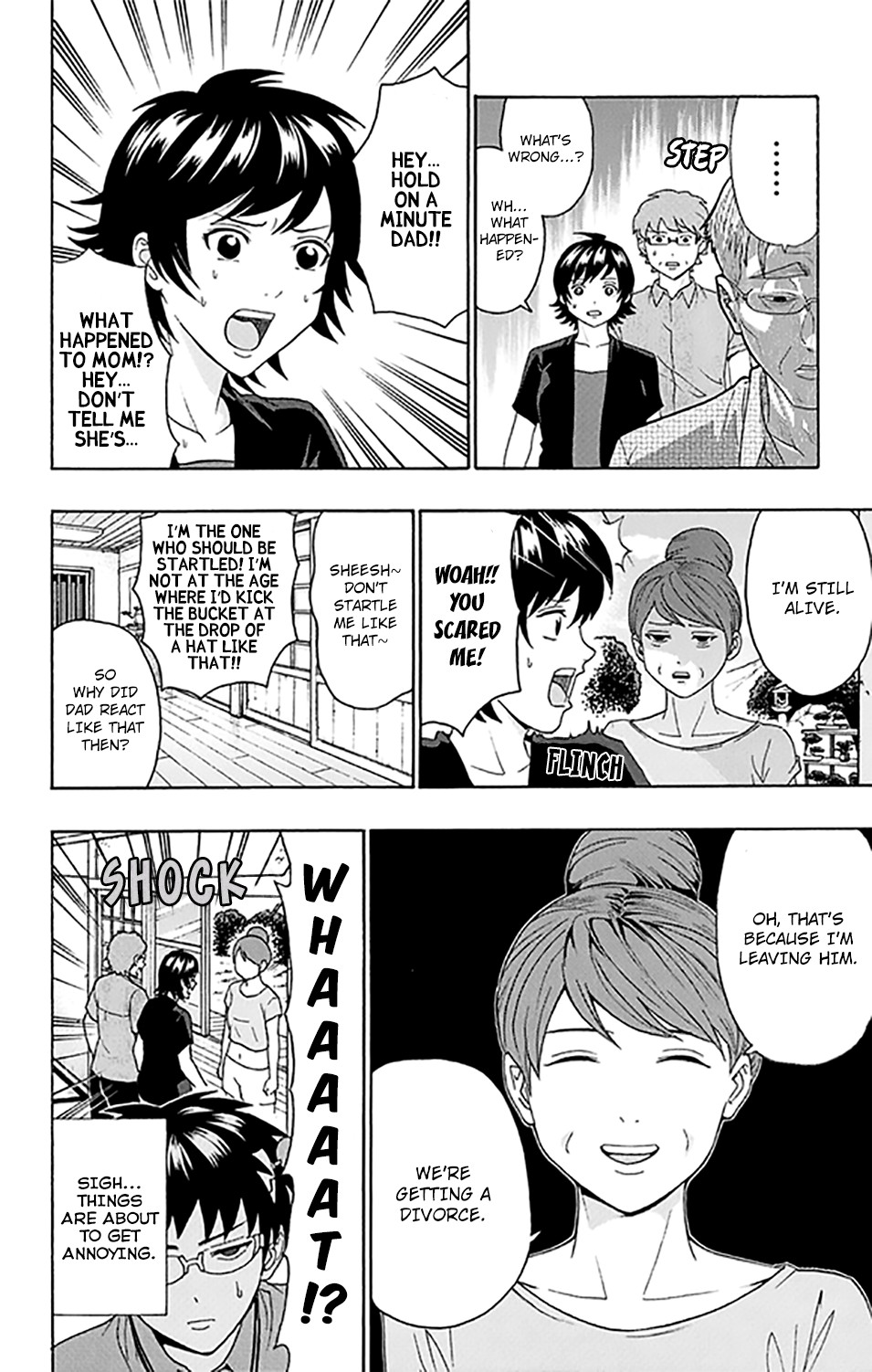 Saiki Kusuo no Sainan Chapter 255 page 3 - Chapter 255: APSIsting in Mediating a Long-Term Marriage!