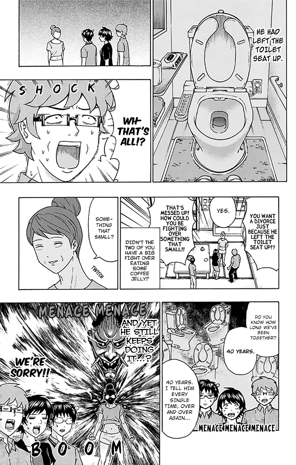 Saiki Kusuo no Sainan Chapter 255 page 8 - Chapter 255: APSIsting in Mediating a Long-Term Marriage!