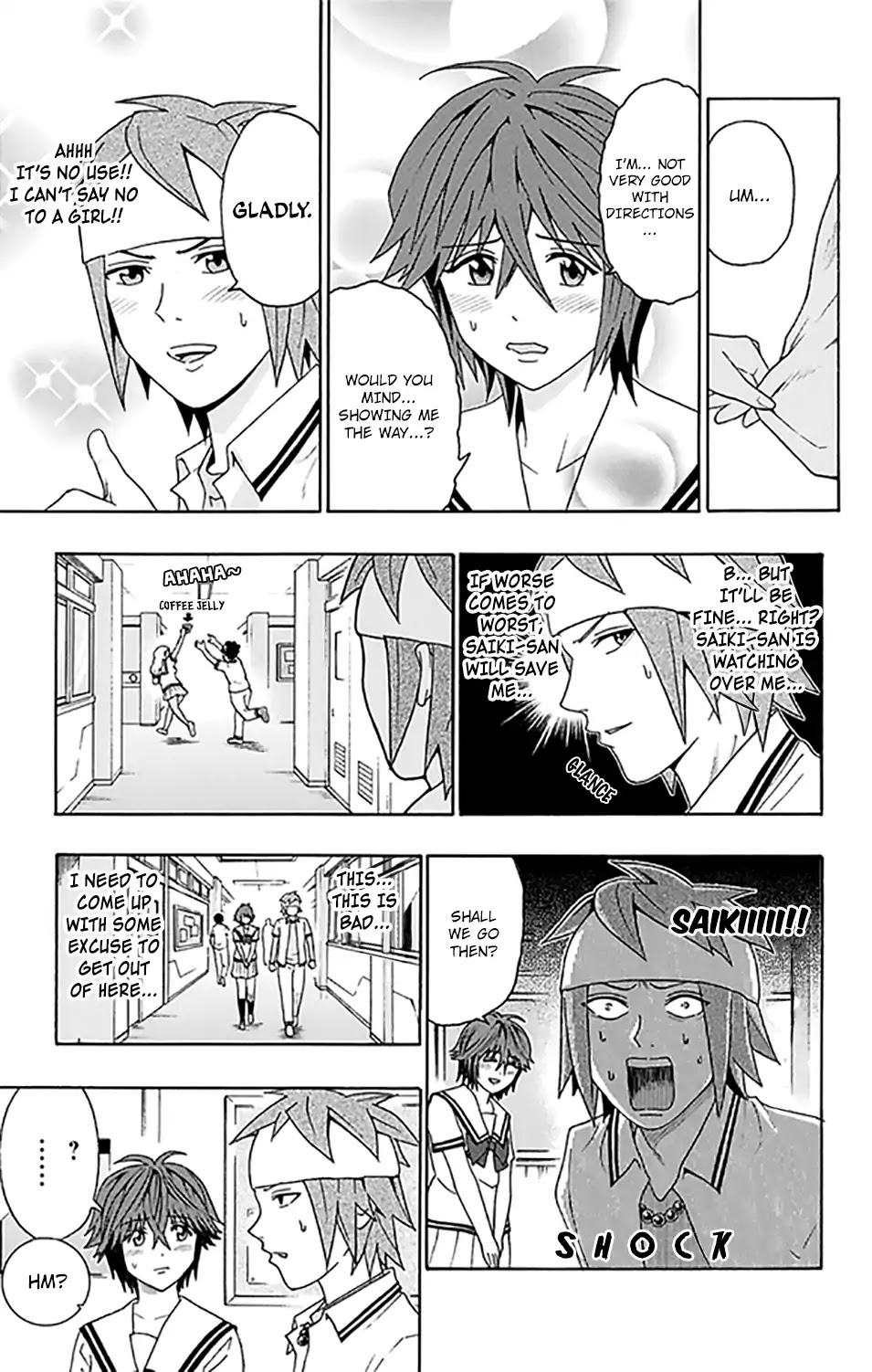 Saiki Kusuo no Sainan Chapter 257 page 12 - Chapter 257: Terrifying! A DiPSIstrous Transfer Student Appears! (First Half)