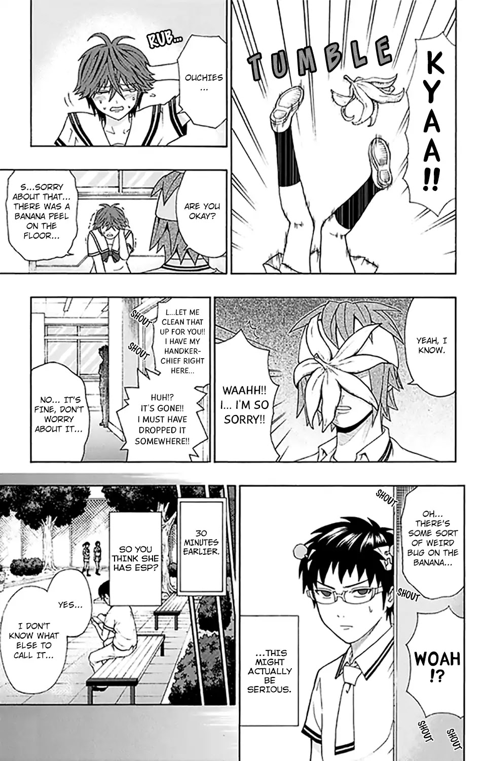 Saiki Kusuo no Sainan Chapter 257 page 6 - Chapter 257: Terrifying! A DiPSIstrous Transfer Student Appears! (First Half)