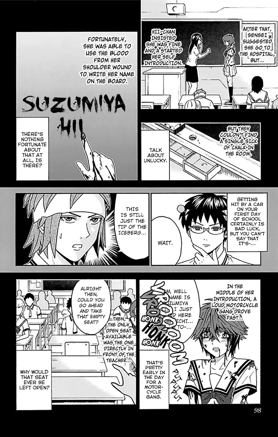 Saiki Kusuo no Sainan Chapter 257 page 9 - Chapter 257: Terrifying! A DiPSIstrous Transfer Student Appears! (First Half)