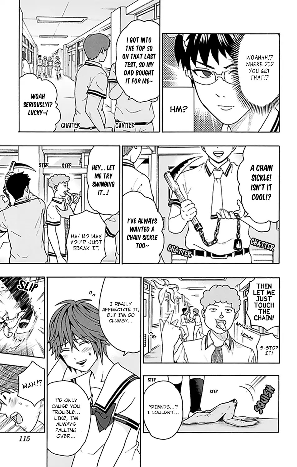 Saiki Kusuo no Sainan Chapter 258 page 10 - Chapter 258: Terrifying! A DiPSIstrous Transfer Student Appears! (Second Half)