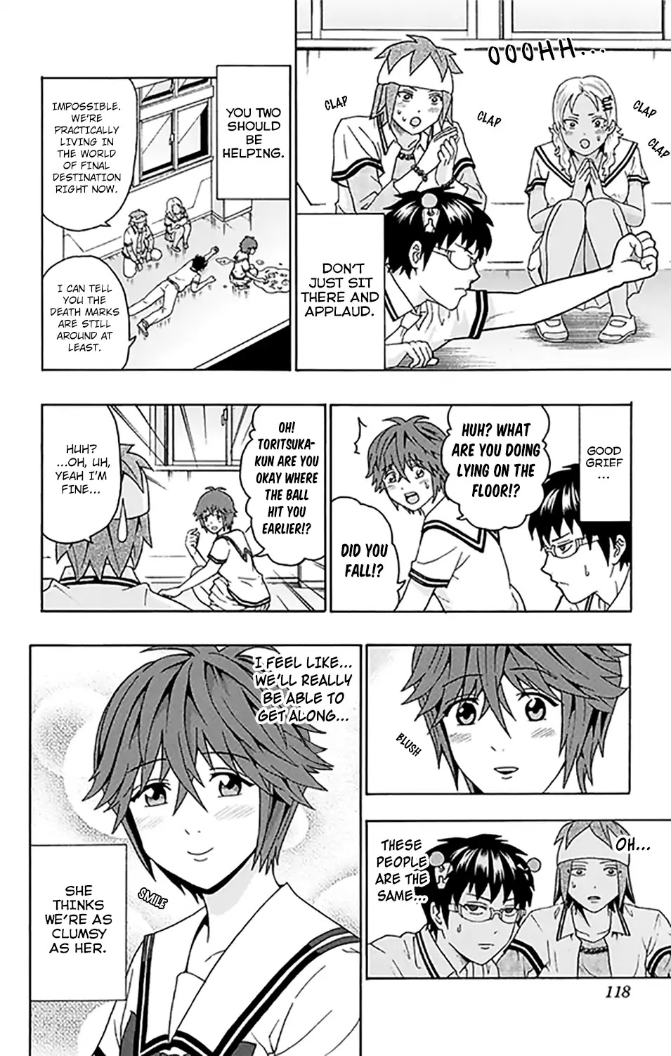 Saiki Kusuo no Sainan Chapter 258 page 13 - Chapter 258: Terrifying! A DiPSIstrous Transfer Student Appears! (Second Half)