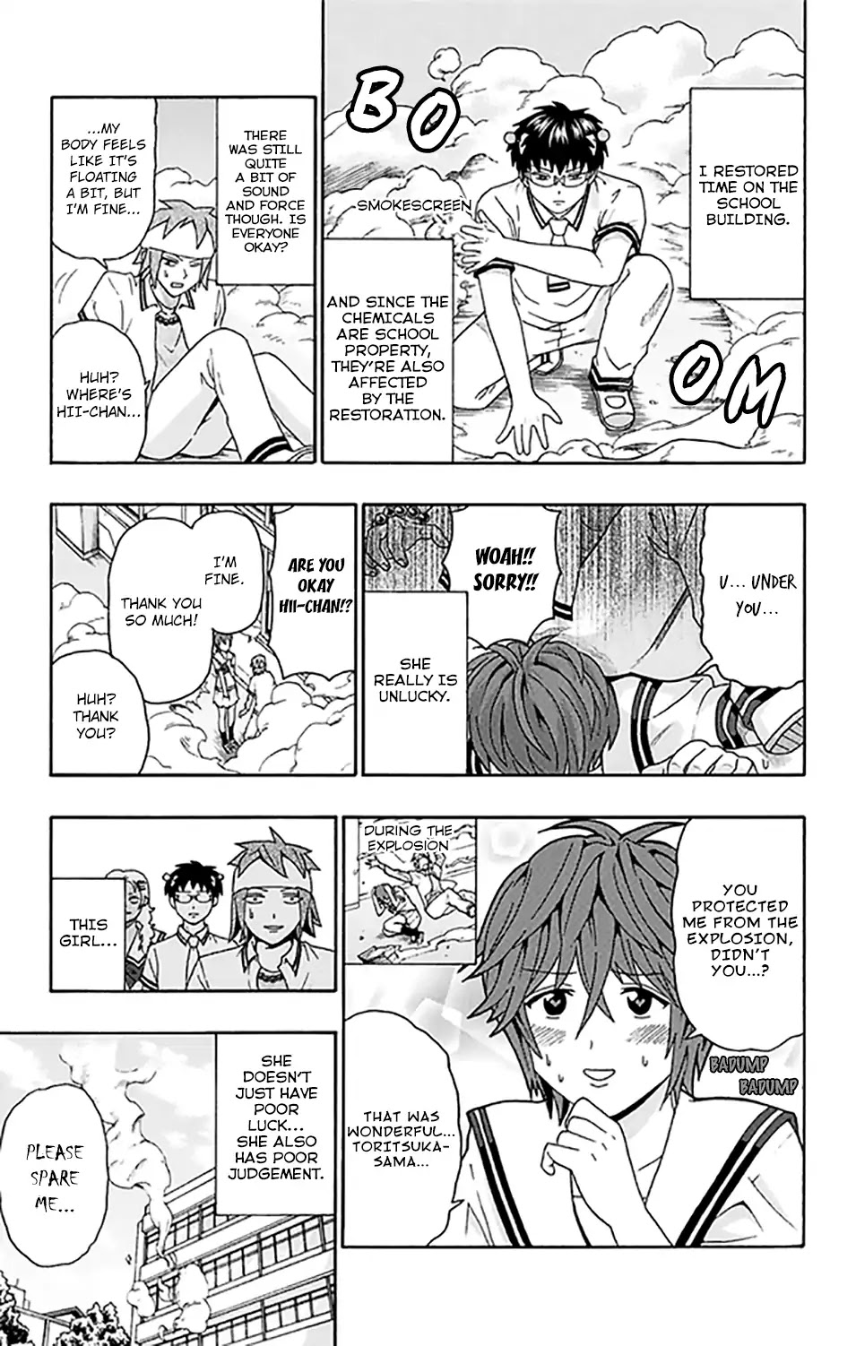 Saiki Kusuo no Sainan Chapter 258 page 16 - Chapter 258: Terrifying! A DiPSIstrous Transfer Student Appears! (Second Half)