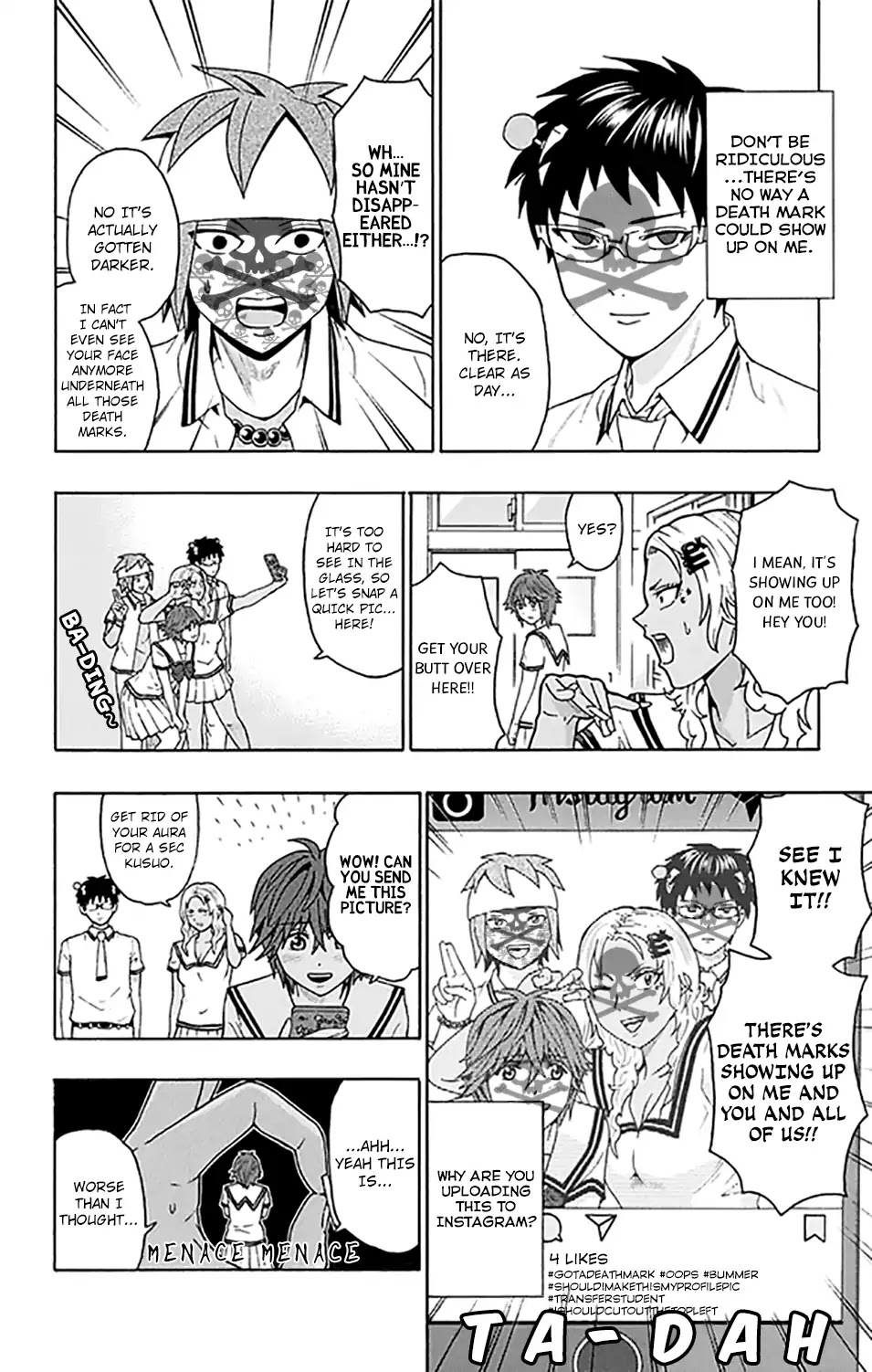 Saiki Kusuo no Sainan Chapter 258 page 3 - Chapter 258: Terrifying! A DiPSIstrous Transfer Student Appears! (Second Half)