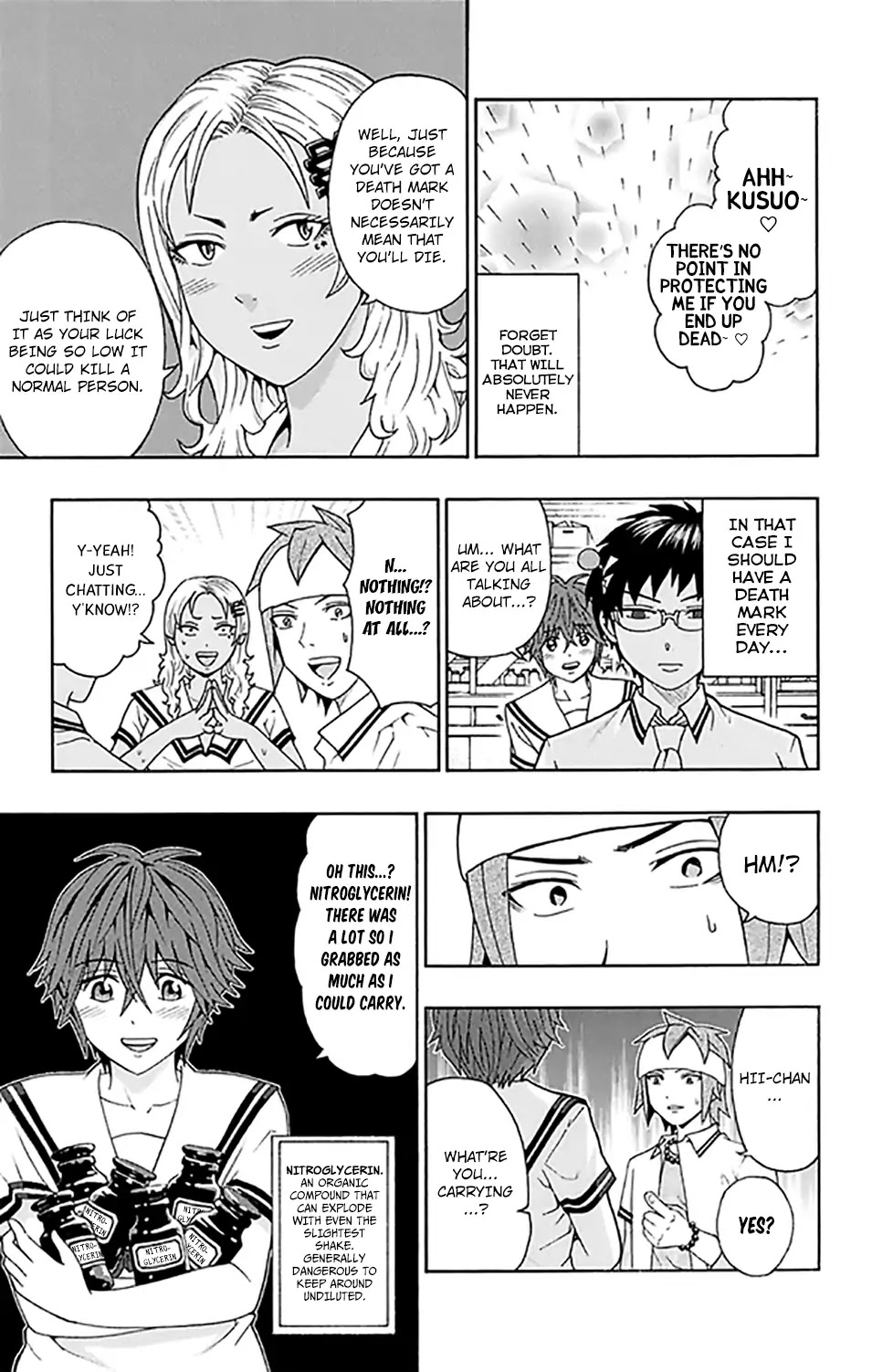 Saiki Kusuo no Sainan Chapter 258 page 6 - Chapter 258: Terrifying! A DiPSIstrous Transfer Student Appears! (Second Half)