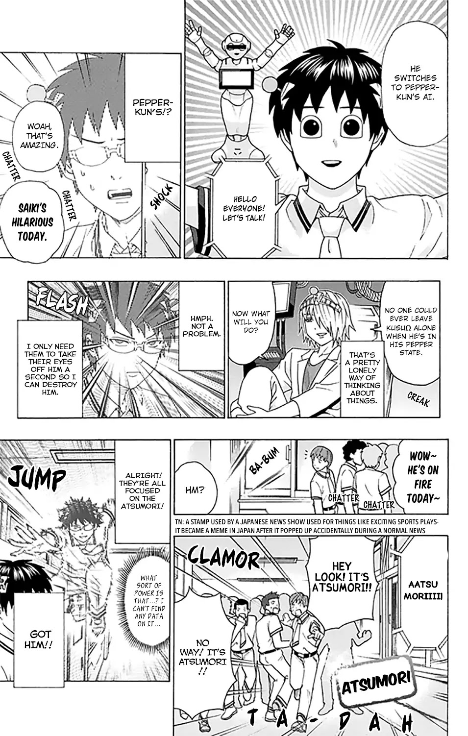 Saiki Kusuo no Sainan Chapter 259 page 10 - Chapter 259: A Perfect ReconPSItruction!? KusuΩ