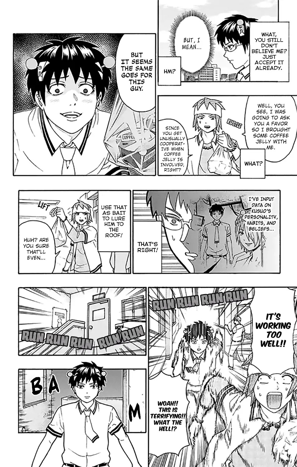 Saiki Kusuo no Sainan Chapter 259 page 15 - Chapter 259: A Perfect ReconPSItruction!? KusuΩ