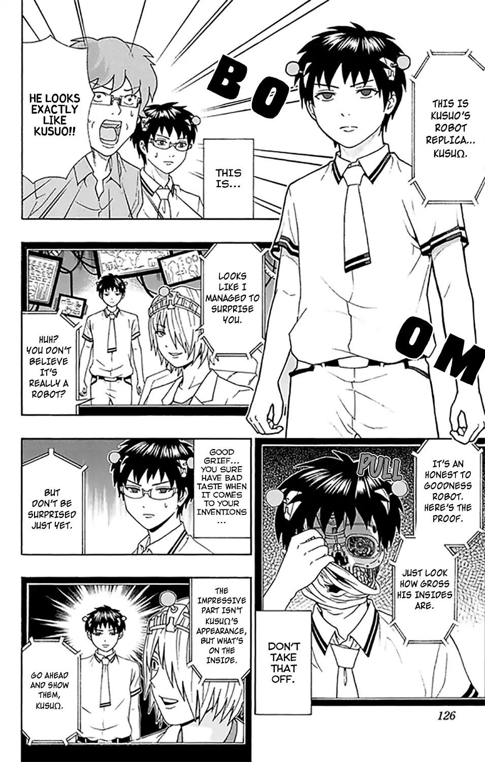 Saiki Kusuo no Sainan Chapter 259 page 5 - Chapter 259: A Perfect ReconPSItruction!? KusuΩ