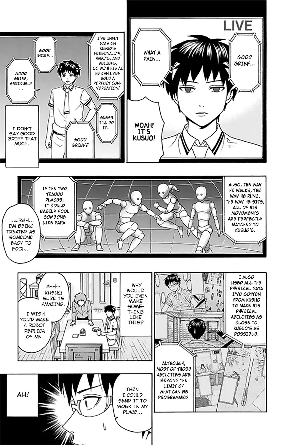 Saiki Kusuo no Sainan Chapter 259 page 6 - Chapter 259: A Perfect ReconPSItruction!? KusuΩ