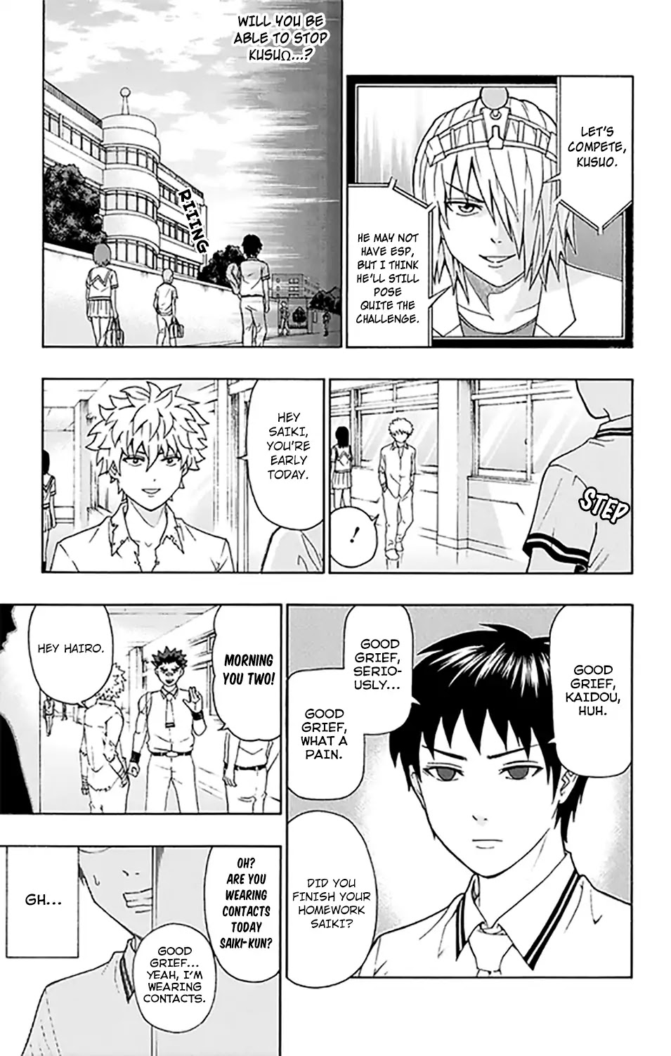 Saiki Kusuo no Sainan Chapter 259 page 8 - Chapter 259: A Perfect ReconPSItruction!? KusuΩ