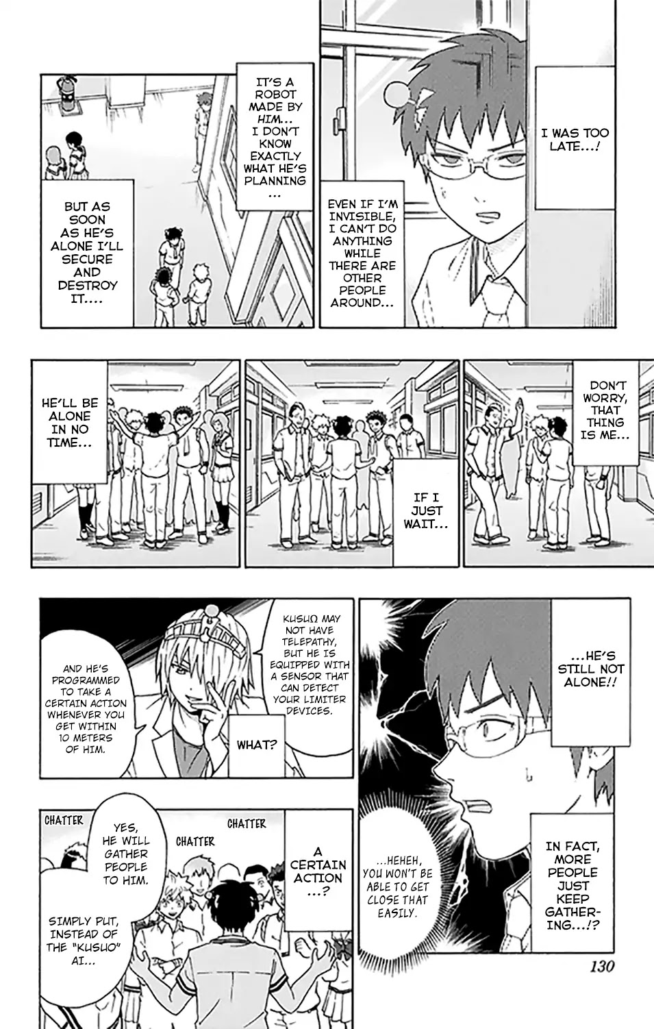 Saiki Kusuo no Sainan Chapter 259 page 9 - Chapter 259: A Perfect ReconPSItruction!? KusuΩ