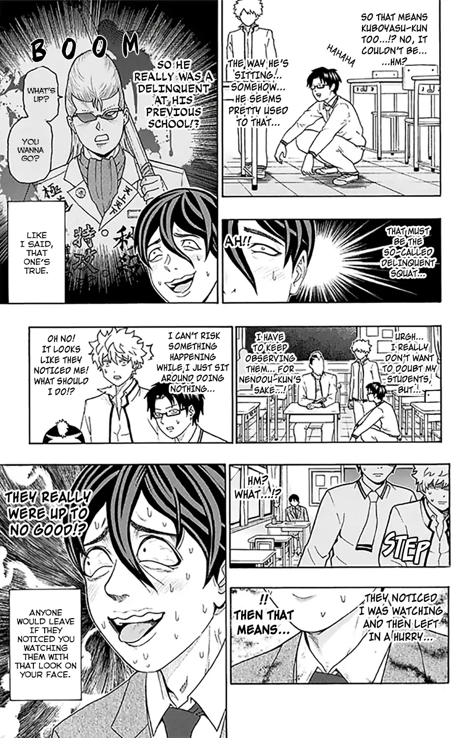 Saiki Kusuo no Sainan Chapter 262 page 10 - Chapter 262: RePSIcue the Bullied! Iguchi-sensei