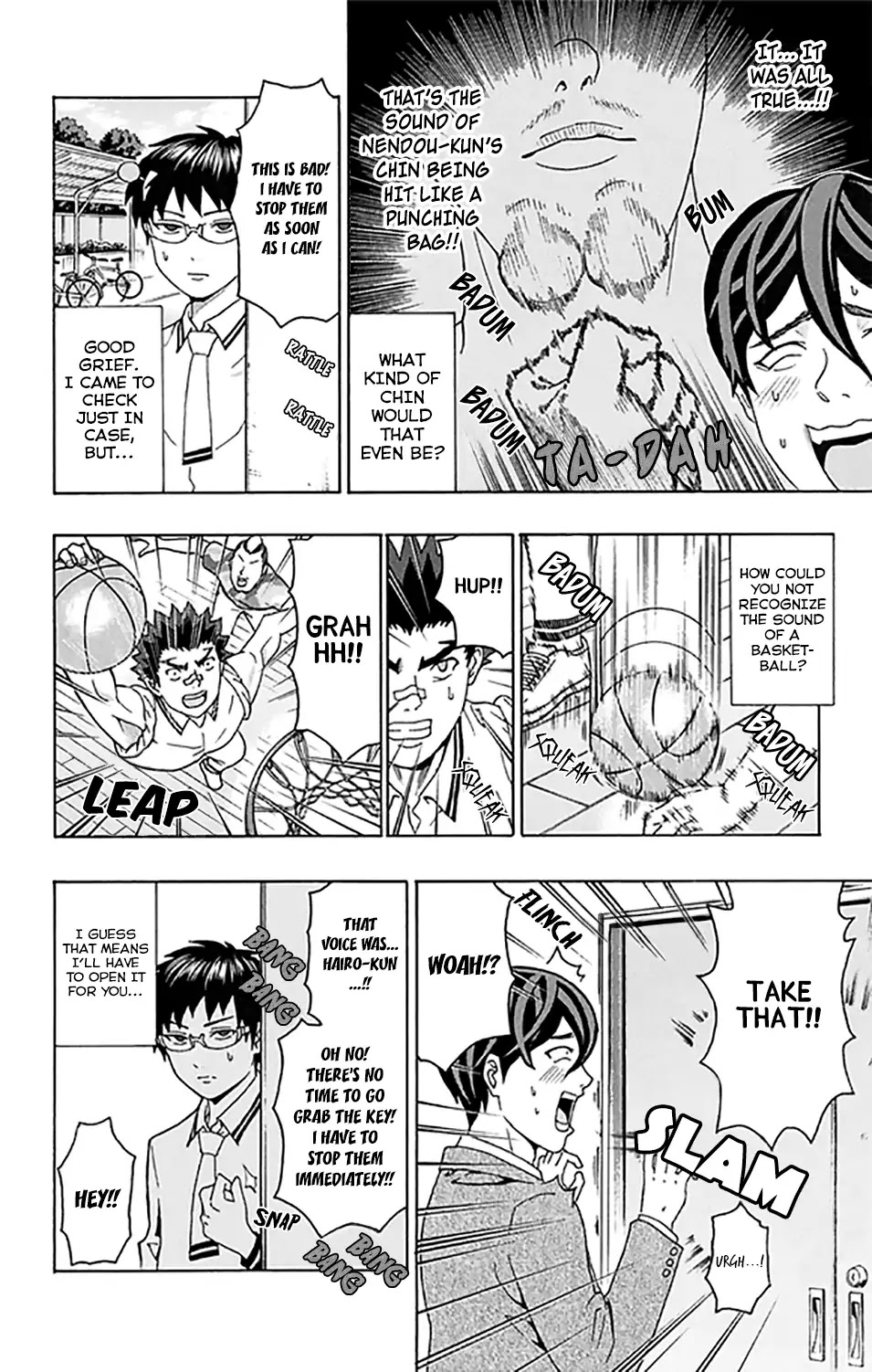 Saiki Kusuo no Sainan Chapter 262 page 15 - Chapter 262: RePSIcue the Bullied! Iguchi-sensei