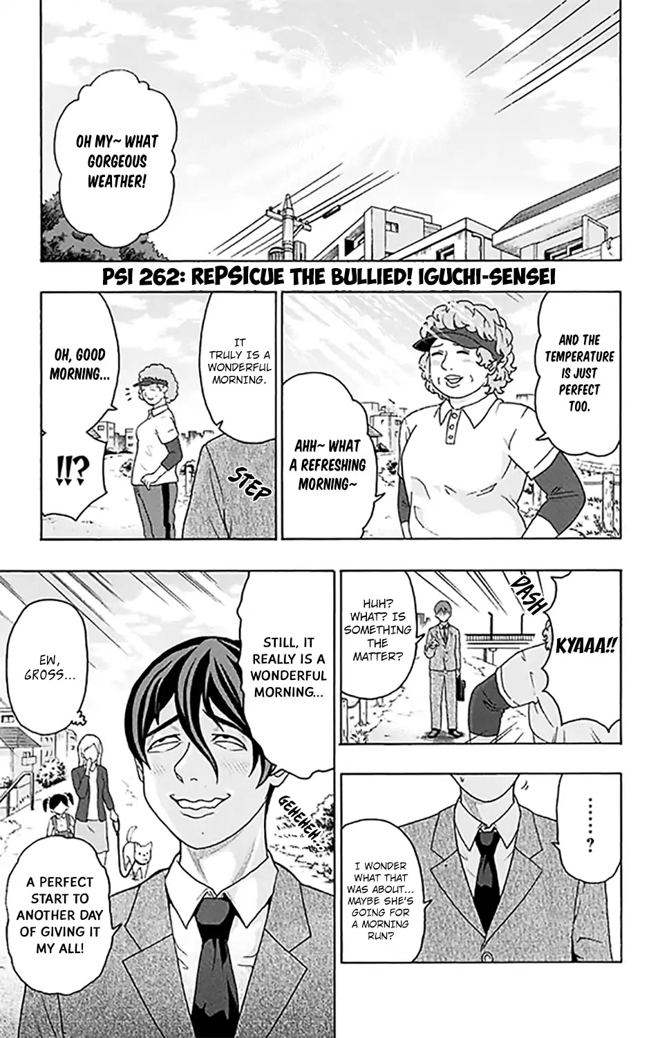 Saiki Kusuo no Sainan Chapter 262 page 2 - Chapter 262: RePSIcue the Bullied! Iguchi-sensei