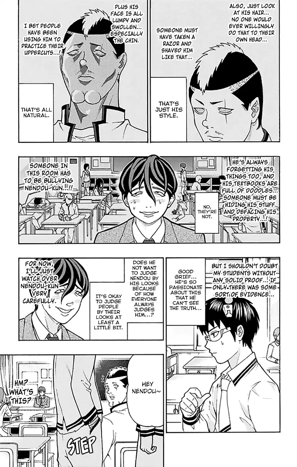 Saiki Kusuo no Sainan Chapter 262 page 8 - Chapter 262: RePSIcue the Bullied! Iguchi-sensei